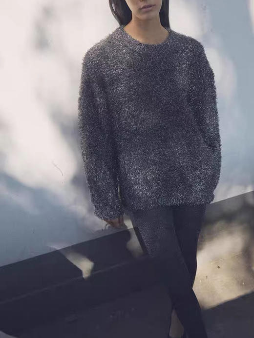 VC｜HD23003 Elisa sparkle sweater [ 长袖  灰 ]【HOLIDAY】 商品图3