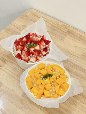 「点心」水果奶油胖墩墩碗 经典实惠