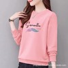棉质圆领宽松卫衣小毛圈女式休闲运动衣显瘦时尚外套上衣字母印花 商品缩略图0