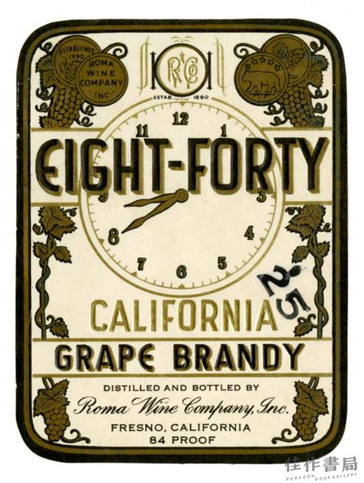 Well Aged: California Whiskey and Spirits Labels of the 1930s / 陈年佳酿：1930s的加州威士忌和烈酒标签 商品图4