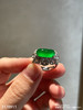 老坑玻璃种帝王绿马鞍戒指【3170911】具体价格微信咨询 商品缩略图1