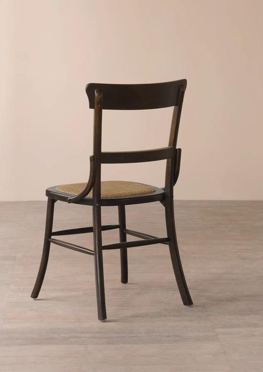 城喧 一楼餐厅3162侘寂风复古做旧实木餐椅 商品图1