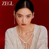ZEGL设计师白色恋曲耳妆盘耳环女小众设计感高级2023年新款耳饰品 商品缩略图5