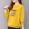 春季女棉圆领宽松卫衣休闲运动衣显瘦时尚卡通印花外套上衣 商品缩略图1