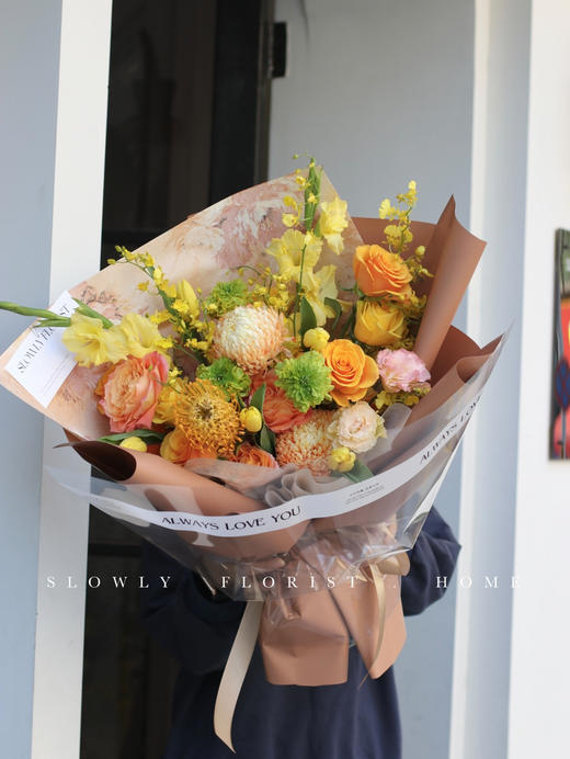 温暖橙花束 商品图2