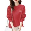 加绒女式棉质圆领宽松卫衣休闲上衣运动衣显瘦时尚印花外套字母 商品缩略图4