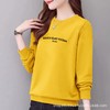 棉圆领卫衣女式小毛圈休闲时尚宽松外套上衣字母印花运动衣显瘦 商品缩略图1