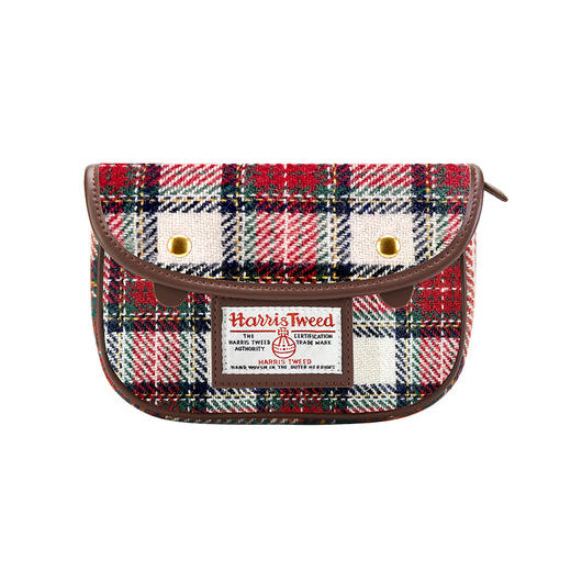 Harris Salome 粗花呢格英伦复古多功能斜挎单肩包 商品图6