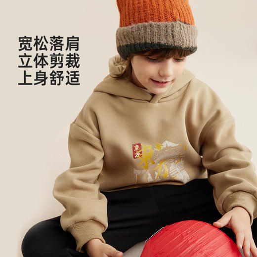 fx-儿童国风新年连帽卫衣PDWY2314 商品图3