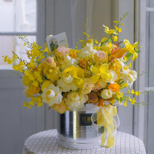 奶油杯马蹄莲跳舞兰抱抱桶 商品图5