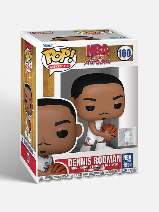 Funko POP  NBA Legends Dennis Rodman 1992运动 NBA传奇球星丹尼斯·罗德曼手办1992 67490 商品图4