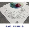 【大彩图】龚雪青工笔画白描底稿小品《牡丹》临摹勾线花鸟线稿XQ15 商品缩略图2