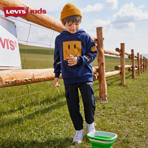 Levi's 冬 大童小童 套头连帽卫衣 LVN-PO-J624 商品图2