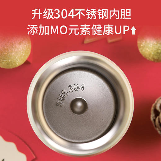 【圣诞保温杯 可爱卡通麋鹿杯子】温暖小精灵寻找主人；聪明跳跃，灵动围览，守护节日的温馨和快乐。适合作为节日礼品，也是孩子们心动颜值礼物，让圣诞主题弹跳水杯点燃心灵的火花！ 商品图3