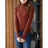 原形高领毛衣女修身202冬季新款韩版修身显瘦针织衫百搭打底衫 商品缩略图3