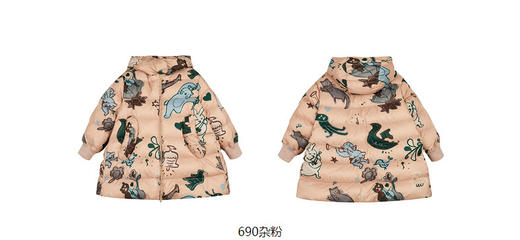 jnby   23年冬款  中长款羽绒服  1NBC12690 商品图7