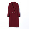 秋冬西装式呢大衣双面羊绒中长款气质毛呢外套KQ-215105 商品缩略图4