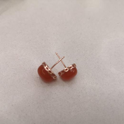 南红耳钉 商品图0
