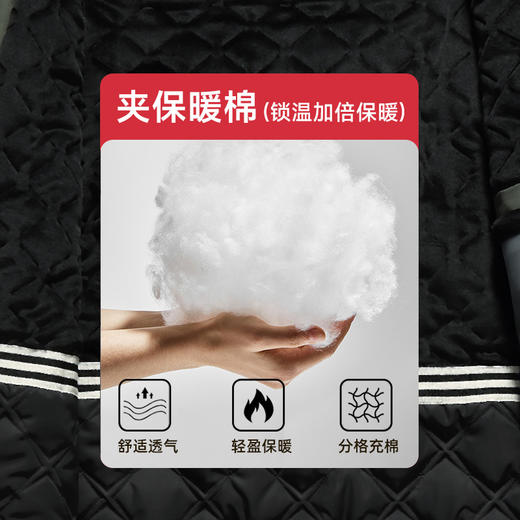 可拆卸帽【新款DWN】大依优型大码薄棉服连帽棉衣加棉外套中长款胖子大码男休闲商务宽松加肥加大上衣冬季男士 商品图3