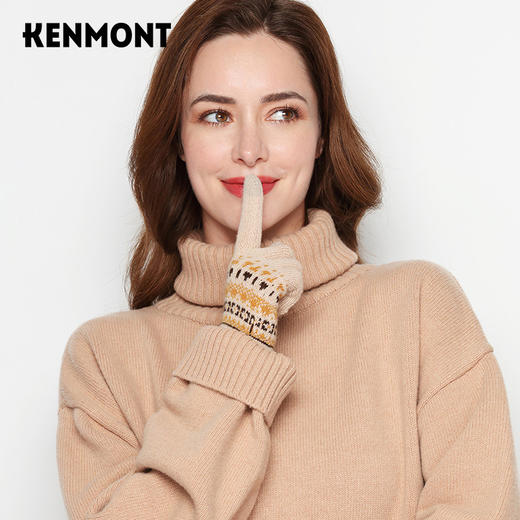 卡蒙情侣款指尖可触屏手套KM-2857/KM-2858 商品图6