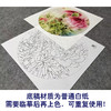 【大彩图】龚雪青工笔画白描底稿小品《晨曦》牡丹临摹勾线花鸟线稿XQ14 商品缩略图3