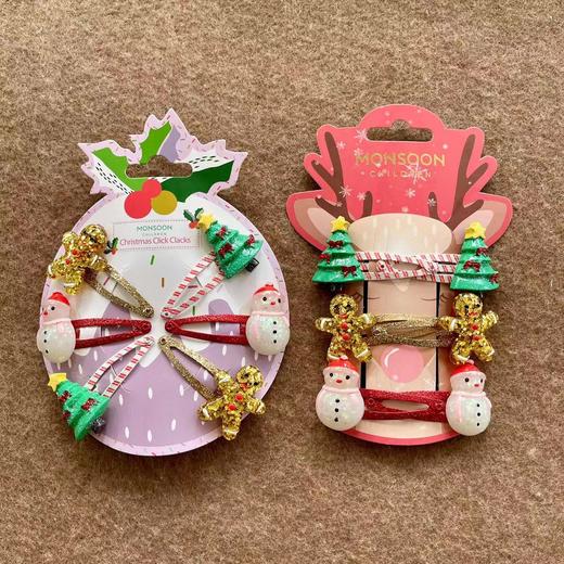 【3-5天发货】Monsoon&Rockahula儿童发饰圣诞装扮系列发夹头饰夹子皮筋 商品图2