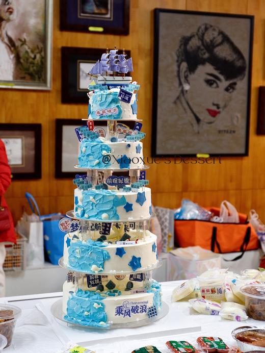 乘风破浪蛋糕-开元外国语国际课程中心（5层蛋糕，价格非标价，详情请咨询客服） 商品图0