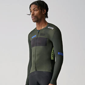 MAAP 男士 System Pro LS Jersey Bronze Green 长袖骑行服