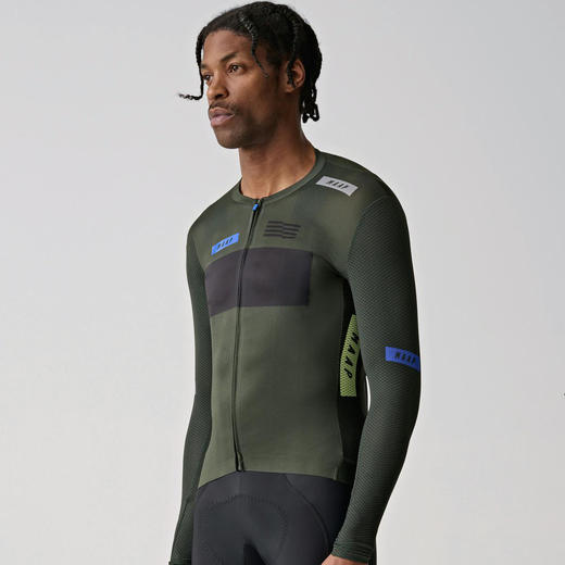 MAAP 男士 System Pro LS Jersey Bronze Green 长袖骑行服 商品图0