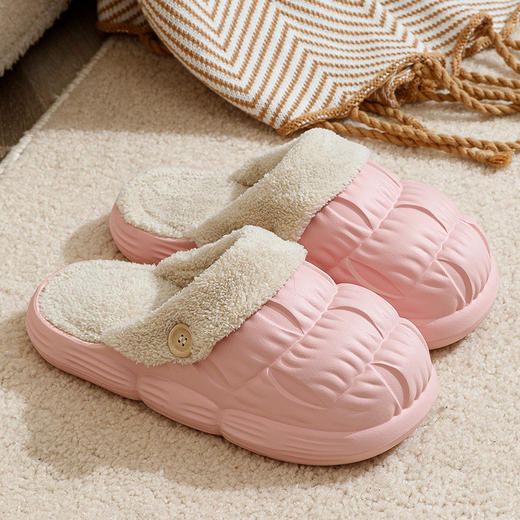 【任选2双59元】日系防水保暖防滑居家室内棉拖鞋 比一般拖鞋更柔软舒适 室内室外一双搞定！ 商品图12