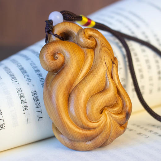 九尾狐神兽°黄杨挂件/文玩把件 商品图2