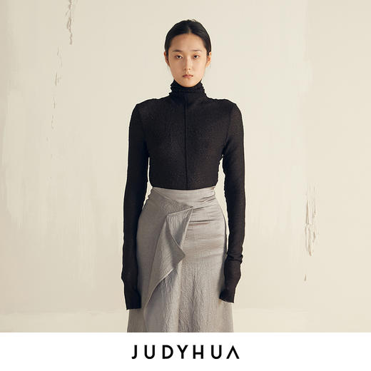 JUDYHUA 基础高领长袖打底衫 商品图4