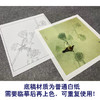 【大彩图】龚雪青工笔画白描底稿斗方小品《清露》莲蓬临摹勾线花鸟线稿XQ25 商品缩略图3