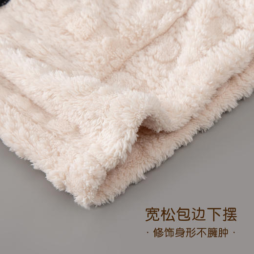 【提花暖绒】【猫人】【M-XXL】女士秋冬加绒家居服睡衣套装 商品图12