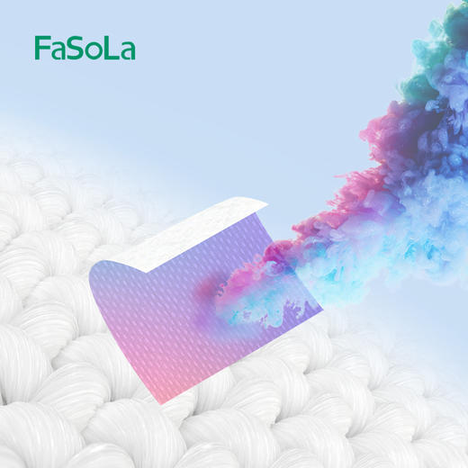 FaSoLa吸色片衣物防串色洗衣机防染色洗衣隔色纸母片洗衣纸50片装 商品图1