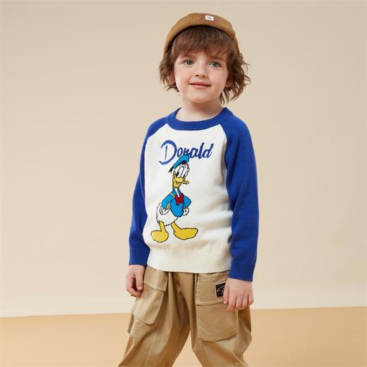迪士尼童装秋冬新款男女童针织套头上衣宝宝米奇卡通保暖毛衣
 商品图10