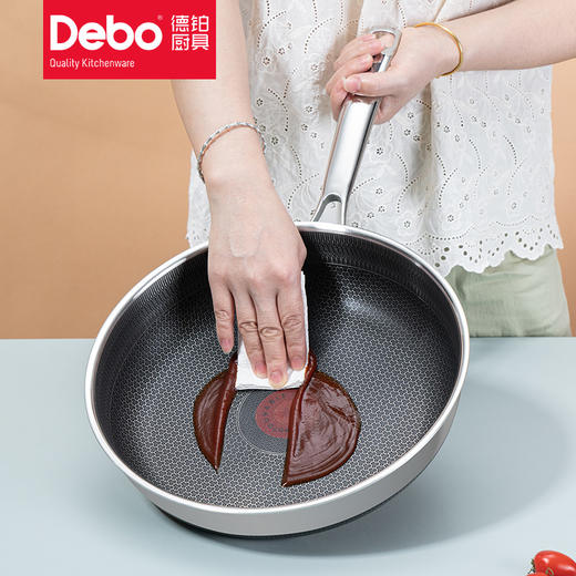 Debo德铂阿贝尼蜂窝不粘煎锅炉灶通用 商品图4