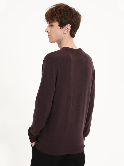 callisto红色全山羊绒针织衫 FSKNW096C 商品图2