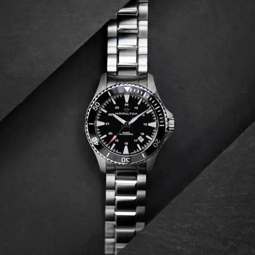 汉米尔顿 Hamilton 卡其海军系列蛙人潜水防水夜光男表 H82335131 商品图6