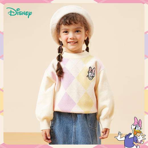 迪士尼童装秋冬新款男女童针织套头上衣宝宝米奇卡通保暖毛衣
 商品图12