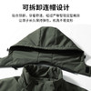 可拆卸帽【新款DWN】大依优型大码薄棉服连帽棉衣加棉外套中长款胖子大码男休闲商务宽松加肥加大上衣冬季男士 商品缩略图1