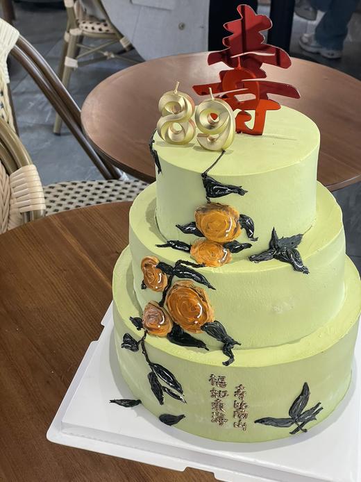 新中式贺寿蛋糕 商品图0