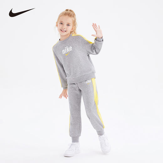 NIKE 秋 小童 套头无帽卫衣/长裤2件套 NKN-T8L265 商品图7