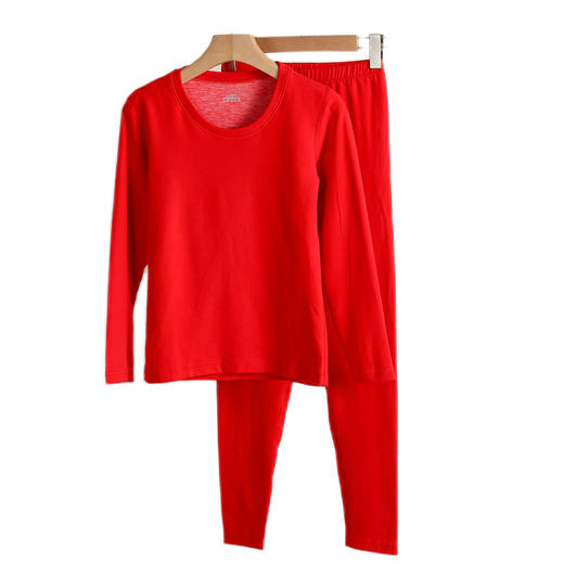 【本命年暖绒！金榜题名婚庆嫁娶保暖套装】羊毛蚕丝情侣款 本命年大红色 舒适保暖 中国红结婚喜庆 秋衣秋裤 商品图4