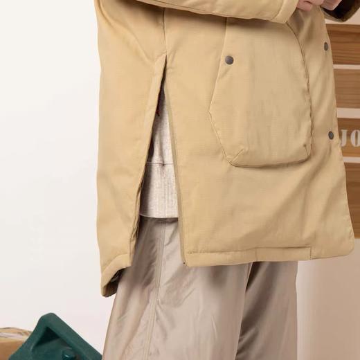 NANGA TAKIBI RIPSTOP INNER DOWN 女款阻燃无领开衫长款羽绒服 商品图3