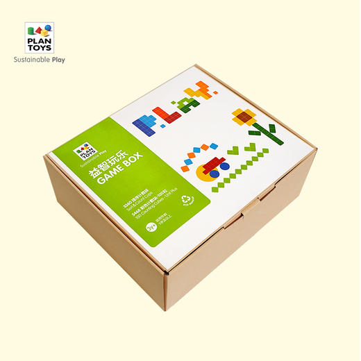 【PlanToys】彩色积木益智礼盒 XY14138 商品图0