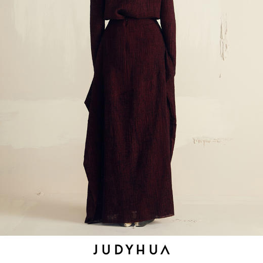 JUDYHUA 肌理羊毛异形半裙 商品图2