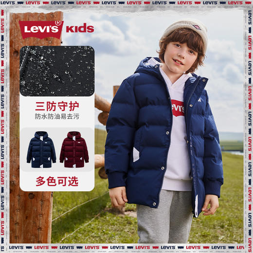 Levi's 冬 大童小童 中长款棉服 LVB-MW-J642 商品图0