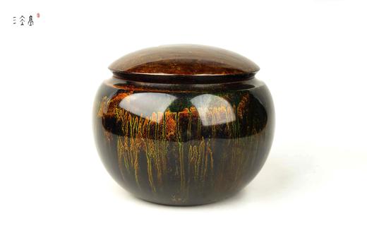 三希堂  流霞系列  流金大漆茶罐 商品图4