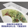 【大彩图】龚雪青工笔画白描底稿扇面小品《来禽图》荔枝临摹勾线花鸟线稿XQ21 商品缩略图3